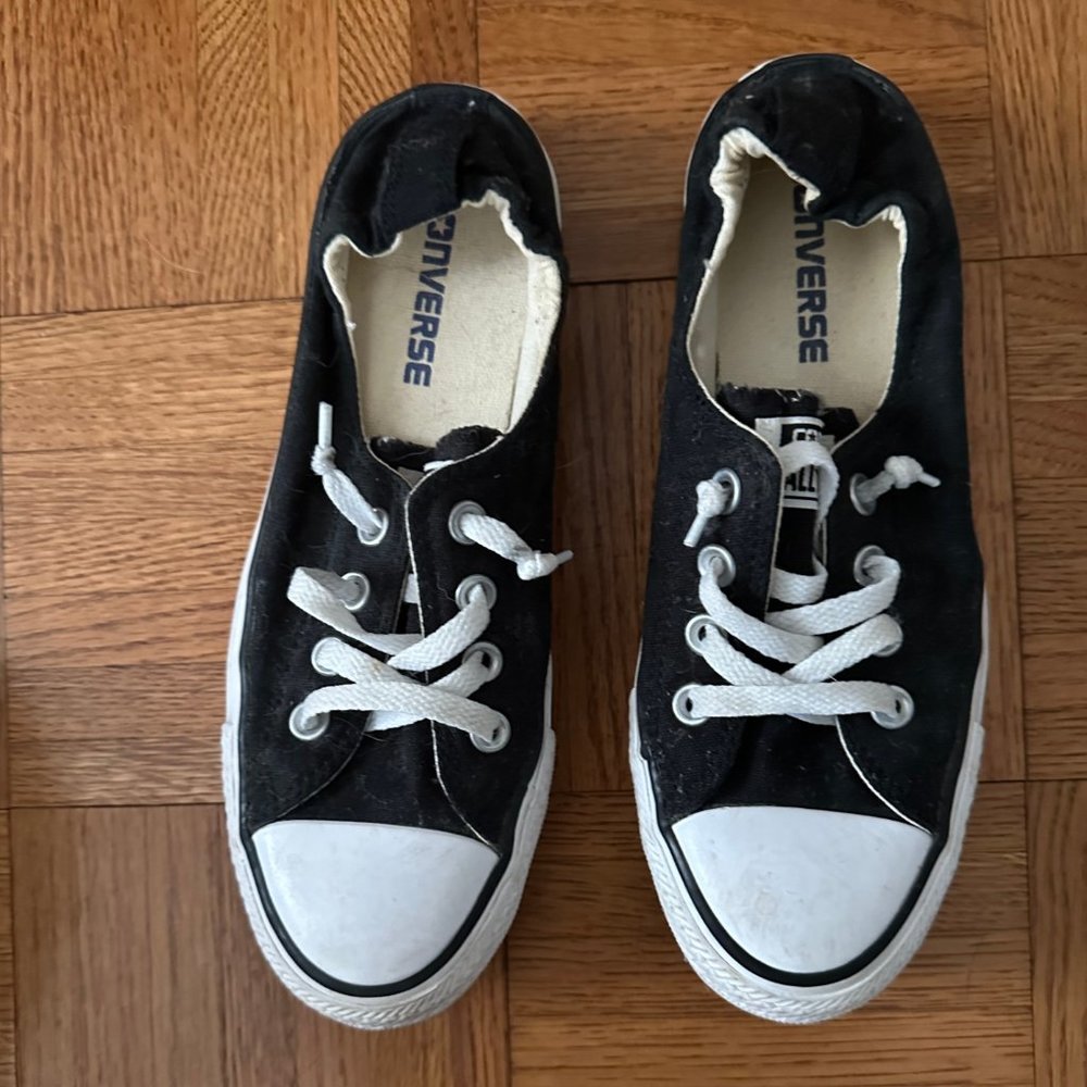 Black Converse 7